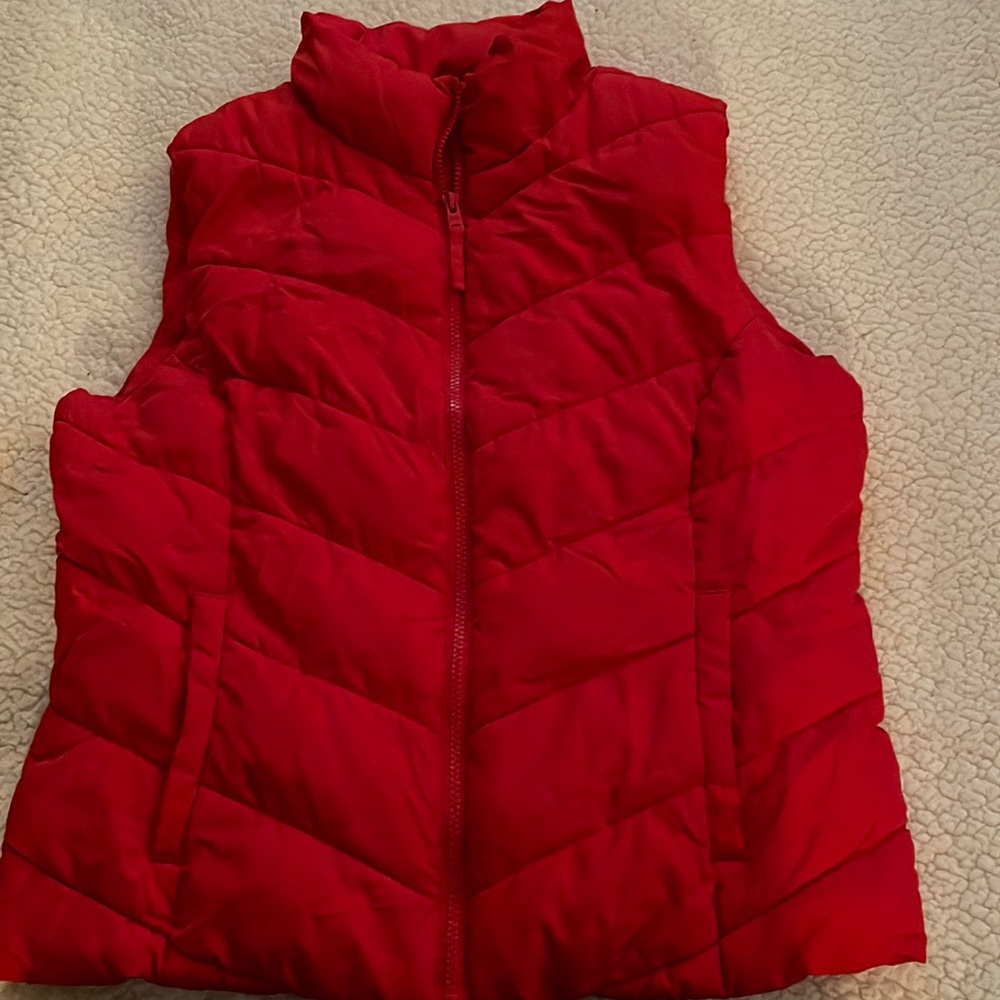 Red Puffer Vest